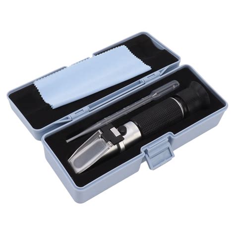 refractometer temp adjustment|measuring specific gravity with refractometer.